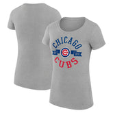 Chicago Cubs G-III 4Her by Carl Banks Women's Super-Slim Fit Lightweight City Graphic T-Shirt | MLB US