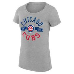 Chicago Cubs G-III 4Her by Carl Banks Women's Super-Slim Fit Lightweight City Graphic T-Shirt | MLB US