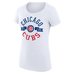 Chicago Cubs G-III 4Her by Carl Banks Women's Super-Slim Fit Lightweight City Graphic T-Shirt | MLB Near me