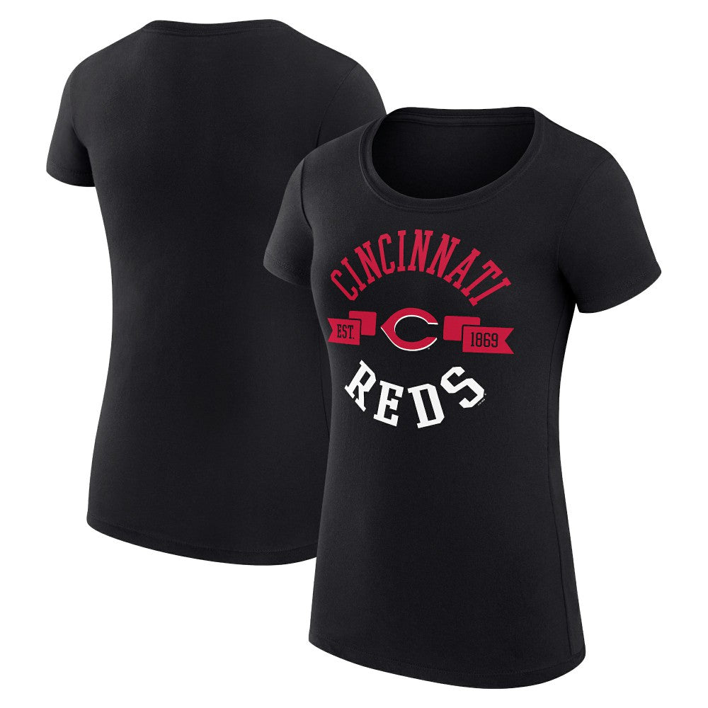 Cincinnati Reds G-III 4Her by Carl Banks Women's Super-Slim Fit Lightweight City Graphic T-Shirt | MLB New