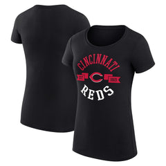 Cincinnati Reds G-III 4Her by Carl Banks Women's Super-Slim Fit Lightweight City Graphic T-Shirt | MLB New