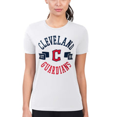 Cleveland Guardians G-III 4Her by Carl Banks Women's Super-Slim Fit Lightweight City Graphic T-Shirt | MLB US