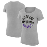 Colorado Rockies G-III 4Her by Carl Banks Women's Super-Slim Fit Lightweight City Graphic T-Shirt | MLB Discount