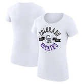 Colorado Rockies G-III 4Her by Carl Banks Women's Super-Slim Fit Lightweight City Graphic T-Shirt | MLB Online