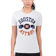 Houston Astros G-III 4Her by Carl Banks Women's Super-Slim Fit Lightweight City Graphic T-Shirt | MLB Outlet