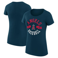 Los Angeles Angels G-III 4Her by Carl Banks Women's Super-Slim Fit Lightweight City Graphic T-Shirt | MLB US