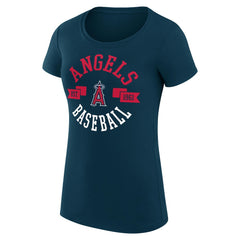 Los Angeles Angels G-III 4Her by Carl Banks Women's Super-Slim Fit Lightweight City Graphic T-Shirt | MLB US