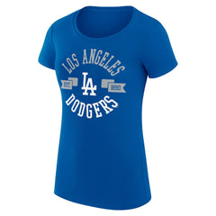 Los Angeles Dodgers G-III 4Her by Carl Banks Women's Super-Slim Fit Lightweight City Graphic T-Shirt | MLB For sale