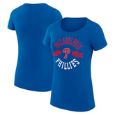 Philadelphia Phillies G-III 4Her by Carl Banks Women's Super-Slim Fit Lightweight City Graphic T-Shirt | MLB For sale