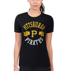 Pittsburgh Pirates G-III 4Her by Carl Banks Women's Super-Slim Fit Lightweight City Graphic T-Shirt | MLB Shop