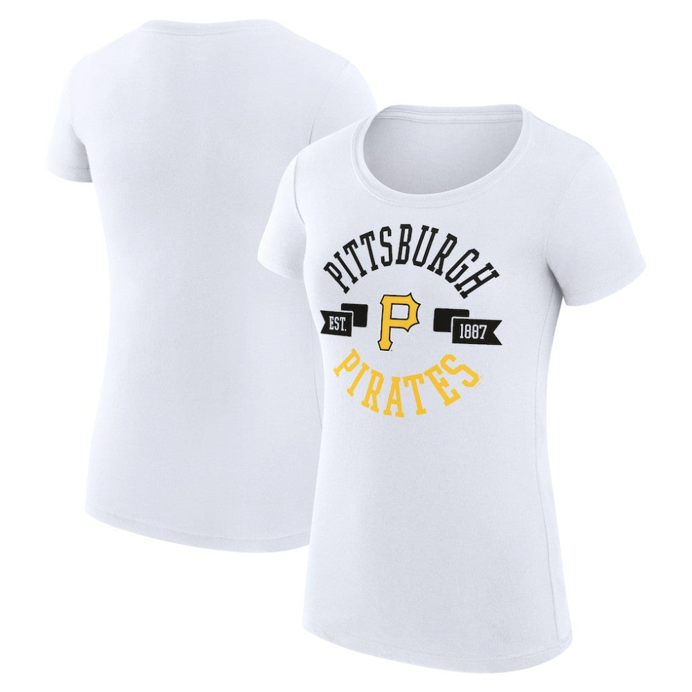 Pittsburgh Pirates G-III 4Her by Carl Banks Women's Super-Slim Fit Lightweight City Graphic T-Shirt | MLB Discount