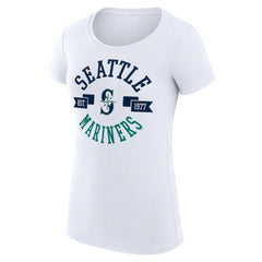 Seattle Mariners G-III 4Her by Carl Banks Women's Super-Slim Fit Lightweight City Graphic T-Shirt | MLB New