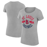 St. Louis Cardinals G-III 4Her by Carl Banks Women's Super-Slim Fit Lightweight City Graphic T-Shirt | MLB New