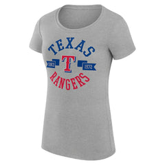 Texas Rangers G-III 4Her by Carl Banks Women's Super-Slim Fit Lightweight City Graphic T-Shirt | MLB For sale