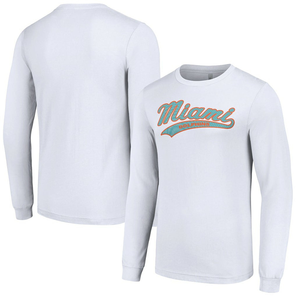 Miami Dolphins Starter Tailsweep Long Sleeve T-Shirt
