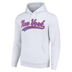 New York Rangers Starter Tailsweep Fleece Tri-Blend Pullover Hoodie Sale