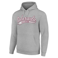 Colorado Avalanche Starter Tailsweep Fleece Tri-Blend Pullover Hoodie Sale