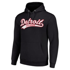 Detroit Red Wings Starter Tailsweep Fleece Tri-Blend Pullover Hoodie Online