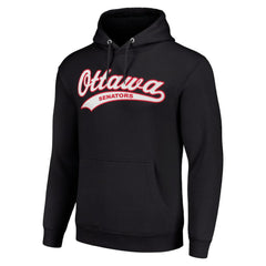Ottawa Senators Starter Tailsweep Fleece Tri-Blend Pullover Hoodie Outlet