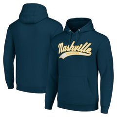 Nashville Predators Starter Tailsweep Fleece Tri-Blend Pullover Hoodie Online
