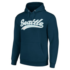 Seattle Kraken Starter Tailsweep Fleece Tri-Blend Pullover Hoodie Discount