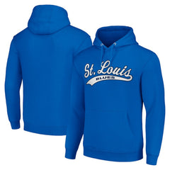 St. Louis Blues Starter Tailsweep Fleece Tri-Blend Pullover Hoodie For Sale