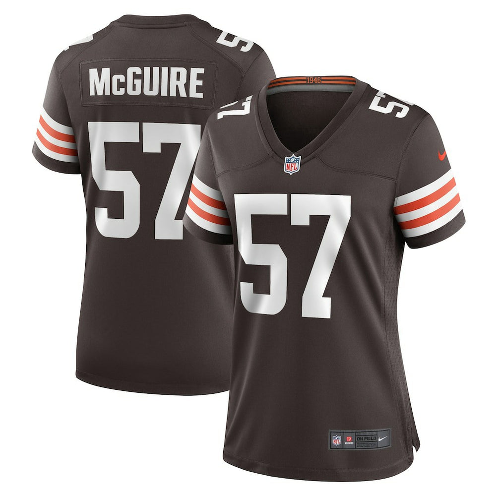 Cleveland Browns Nike Isaiah McGuire Women's Team Game Jersey