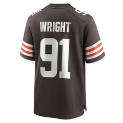 Cleveland Browns Nike Alex Wright Team Game Jersey