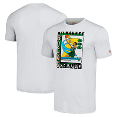 Giannis Antetokounmpo Milwaukee Bucks Homage Unisex SkyBox Player Tri-Blend T-Shirt Discount