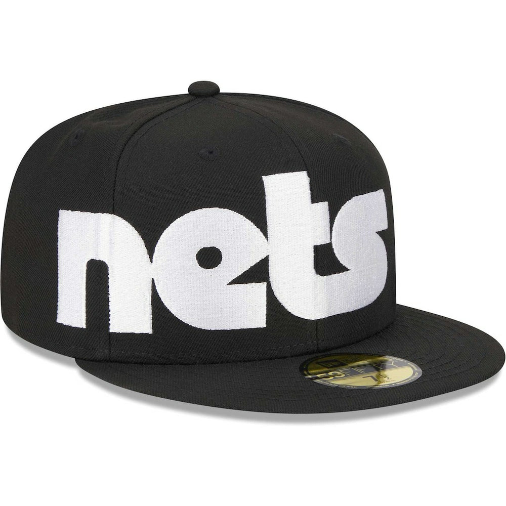 Brooklyn Nets Checkerboard UV 59FIFTY Fitted Hat Discount