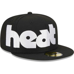 Miami Heat Checkerboard UV 59FIFTY Fitted Hat Outlet