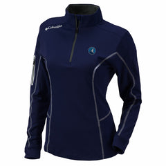 Minnesota Timberwolves Women's Omni-Wick Shotgun Quarter-Zip Pullover Top New