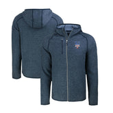 New York Mets Cutter & Buck Stars & Stripes Mainsail Sweater-Knit Full-Zip Hoodie | MLB Near me