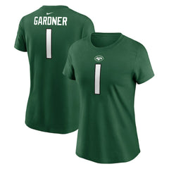 New York Jets Nike Sauce Gardner Women's Player Name & Number T-Shirt