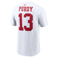 San Francisco 49ers Nike Brock Purdy Player Name & Number T-Shirt