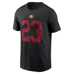 San Francisco 49ers Nike Christian McCaffrey Player Name & Number T-Shirt