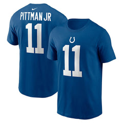 Indianapolis Colts Nike Michael Pittman Jr. Player Name & Number T-Shirt