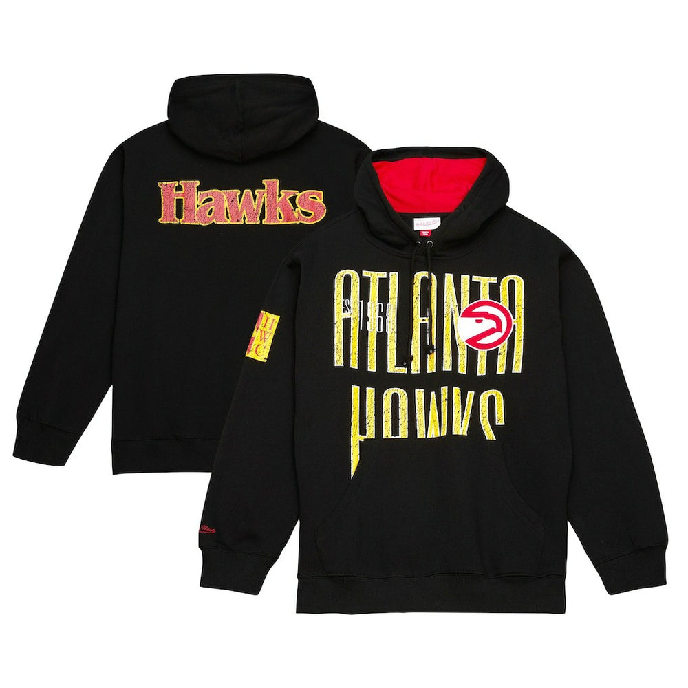 Atlanta Hawks Hardwood Classics OG 2.0 Pullover Hoodie New