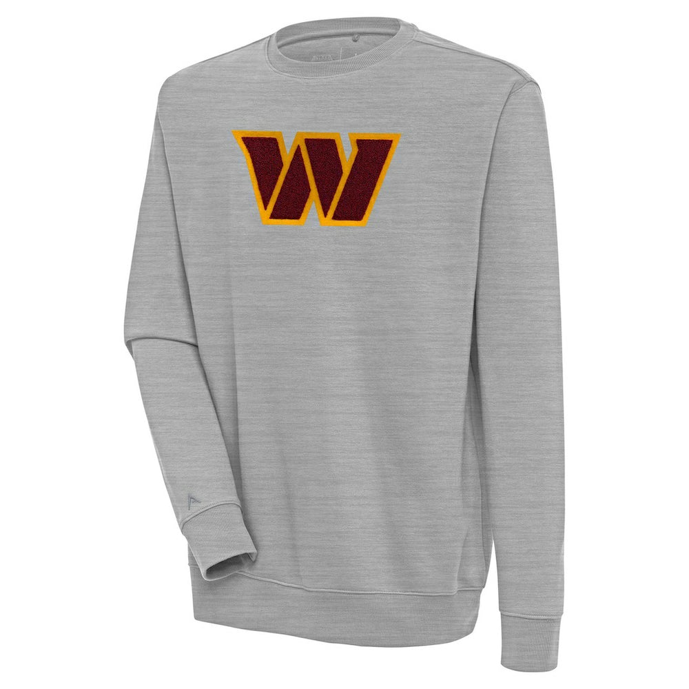 Washington Commanders Antigua Victory Crewneck Pullover Sweatshirt