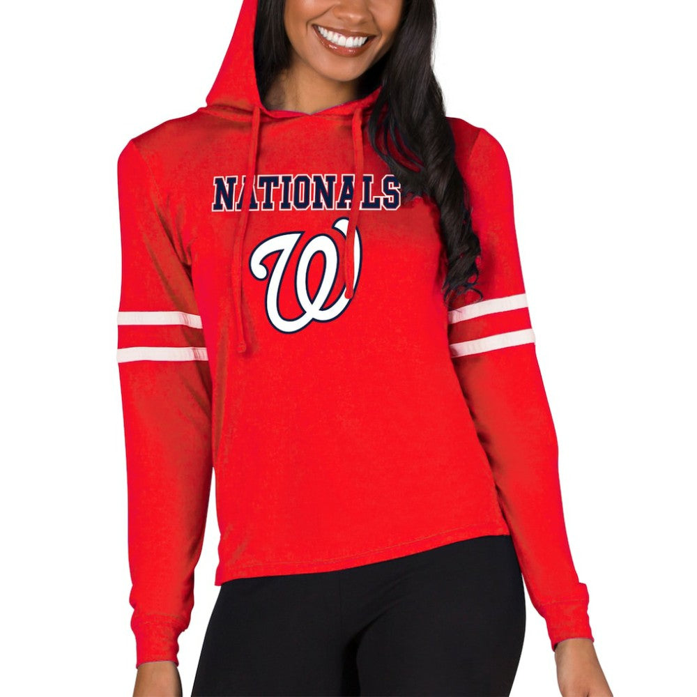 Washington Nationals Concepts Sport Women's Marathon Lightweight Lounge Pullover Hoodie | MLB Near me