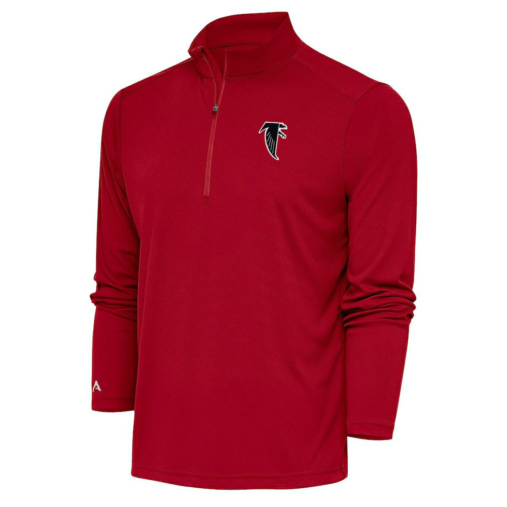 Atlanta Falcons Adult Throwback Logo Tribute Quarter-Zip Pullover