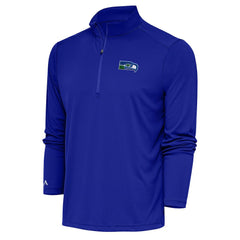 Seattle Seahawks Adult Throwback Logo Tribute Quarter-Zip Pullover