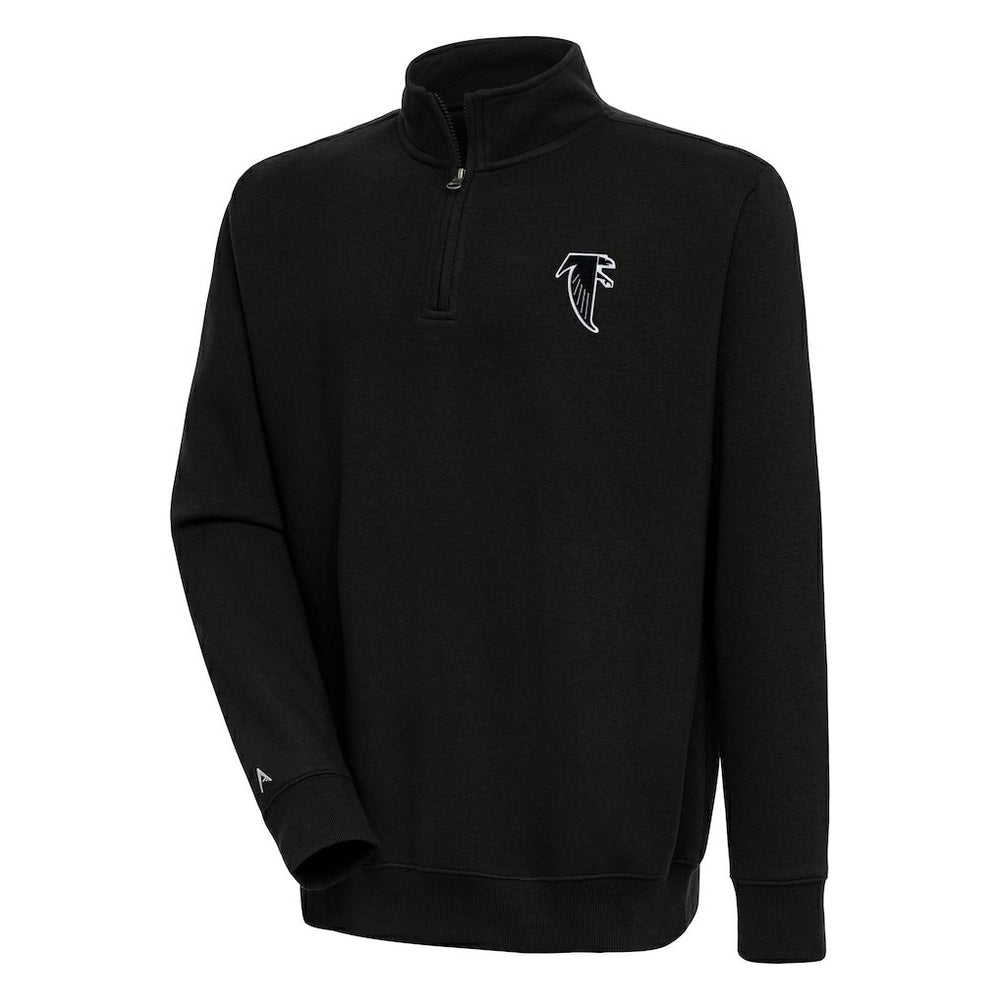 Atlanta Falcons Adult Throwback Logo Victory Quarter-Zip Pullover Top