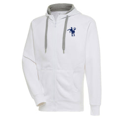 Indianapolis Colts Adult Throwback Logo Victory Full-Zip Hoodie