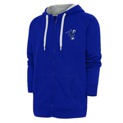 Indianapolis Colts Adult Throwback Logo Victory Full-Zip Hoodie