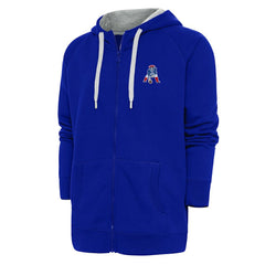 New England Patriots Adult Throwback Logo Victory Full-Zip Hoodie