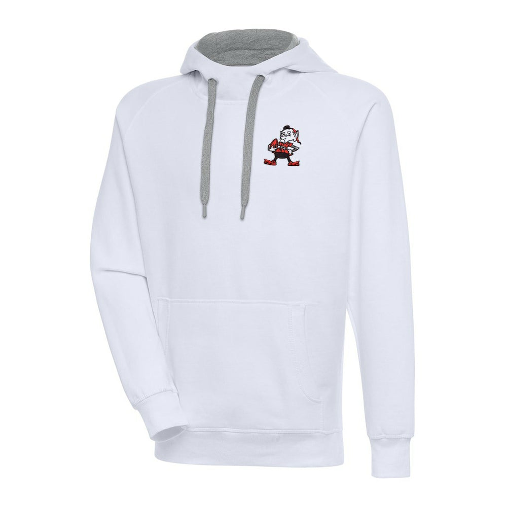 Cleveland Browns Adult Throwback Logo Victory Pullover Hoodie