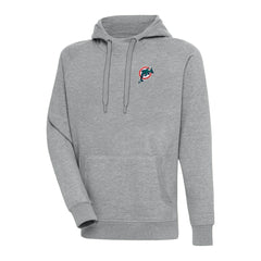 Miami Dolphins Adult Throwback Logo Victory Pullover Hoodie