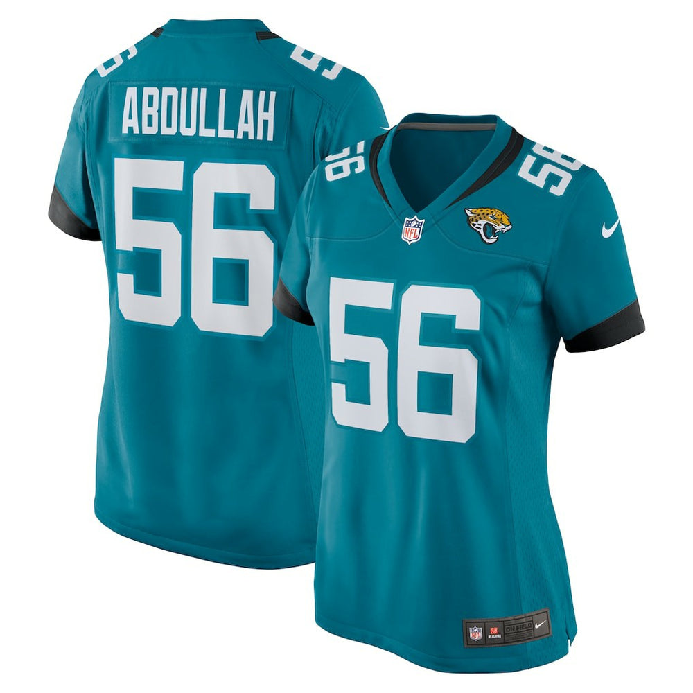 Jacksonville Jaguars Nike Yasir Abdullah Women's Team Game Jersey
