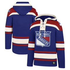 New York Rangers '47 Big & Tall Superior Lacer Pullover Hoodie Discount